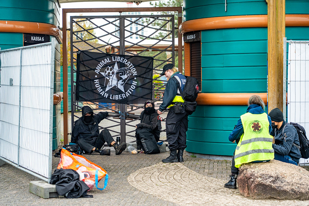 Dierenactivisten Dolfinarium Harderwijk