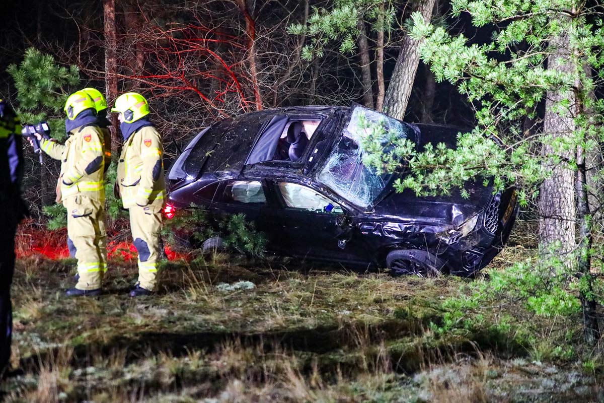 Ongeluk a1 bij Uddel Kootwijk