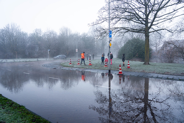 Waterleidingbreuk Harderwijk