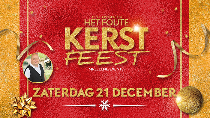 Foute kerstfeest Mr Lely