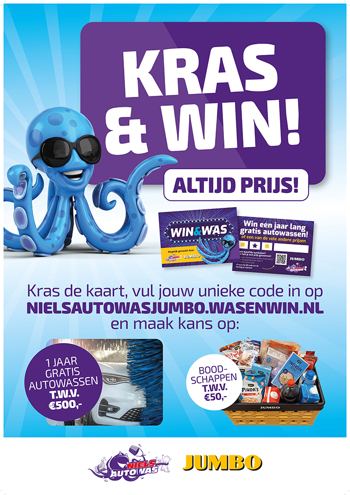 Niels Autowas actie met Jumbo