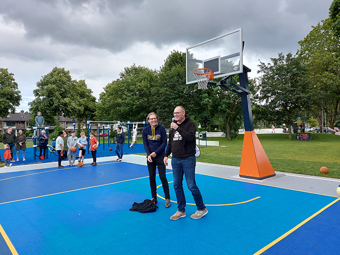 3x3 basketbalveld opening Harderwijk