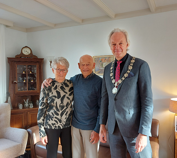 Echtpaar de Lange Olofsen 60 jaar getrouwd