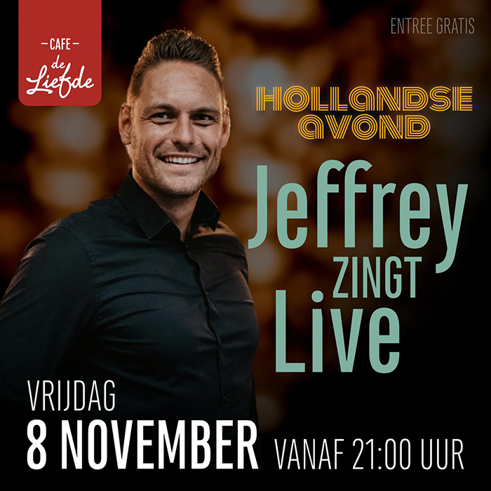 Jeffrey in Cafe de Liefde