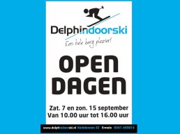 Indoorski- en Snowboardcentrum Delphindoorski Ermelo houdt zondag 15 september een opendag