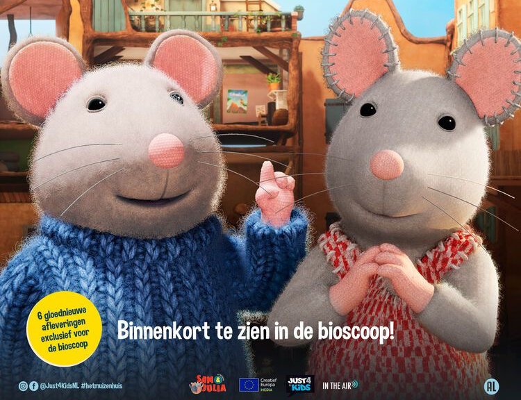 Peuter- en kleuterbios Het muizenhuis – Sam en Julia in de bioscoop