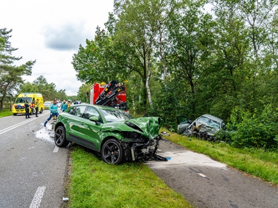 Porsche betrokken bij zeer ernstig ongeluk in Ermelo 