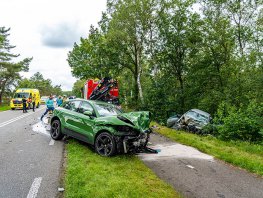 Porsche betrokken bij zeer ernstig ongeluk in Ermelo 