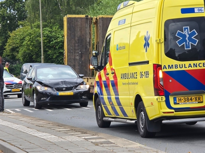 Kopstaartbotsing Harderwijkerweg in Hulshorst