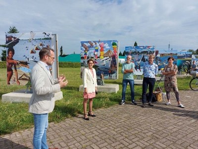 10 kleurrijke kunstwerken onthuld op de Boulevard in Harderwijk