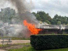 Brand in GGZ kliniek de Duynenhof in Ermelo
