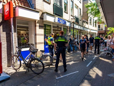 Vreemde lucht in Action Harderwijk, winkel ontruimd