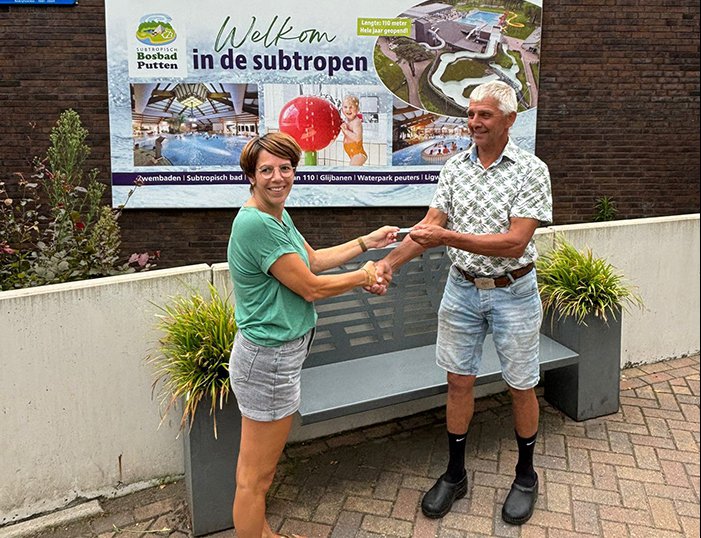 Bosbad Putten ontvangt 200.000ste bezoeker