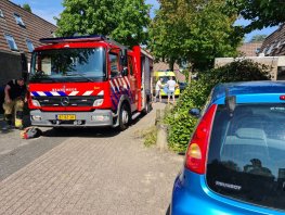 Brandweer red gewonde bewoner uit woning in Harderwijk 