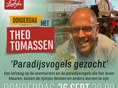 Theo Tomassen gastspreker in Cafe de Liefde