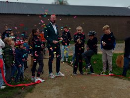 Feestelijke opening skills bikepark in Hierden 