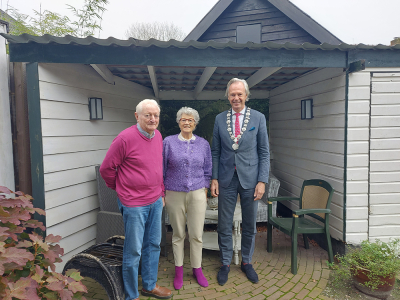 Echtpaar Gerrit en Hennie Wouters 60 jaar getrouwd