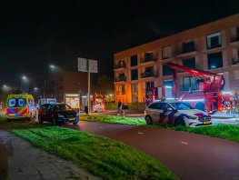 Woningbrand in appartementencomplex Harderwijk, forse schade door vermoedelijk kaarsvuur