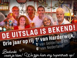 Voor de 3e jaar op rij is café de liefde uitgeroepen tot hét leukste café van Harderwijk! 