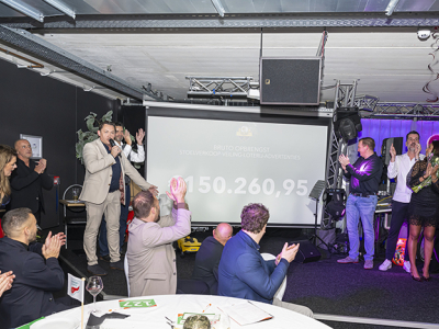 Mega opbrengst op de VVOG Veiling Dinner Show, namelijk € 150.260,95