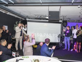 Mega opbrengst op de VVOG Veiling Dinner Show, namelijk € 150.260,95