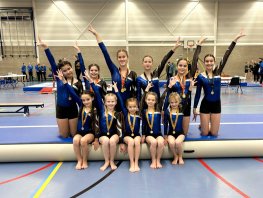 Gouden medailleregen voor turnsters G.V. Olympia Harderwijk