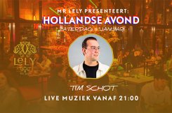 Live muziek met Tim Schot bij Mr Lely