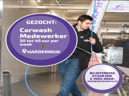 Niels Autowas Harderwijk is op zoek naar een carwash medewerker