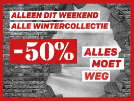 Alleen dit weekend alle wintercollectie 50% korting bij Germano Menswear