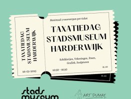 Kunsttaxatiedag in Stadsmuseum Harderwijk op woensdag 26 maart 2025 