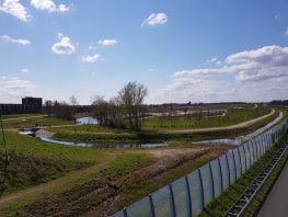 Tijdelijke hekken werkzaamheden geluidsschermen Harderweide